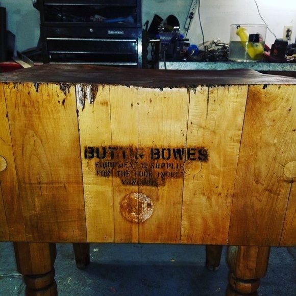 Antique Butcher Block - Picture 5 of 8